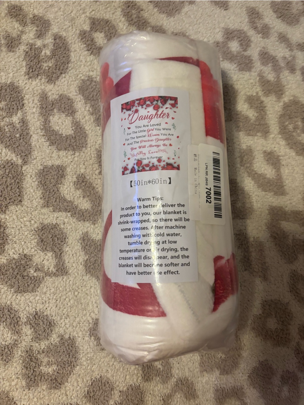 Daughter blanket